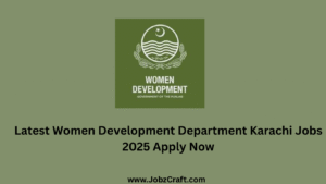 Latest Women Development Department Karachi Jobs 2025 Apply Now